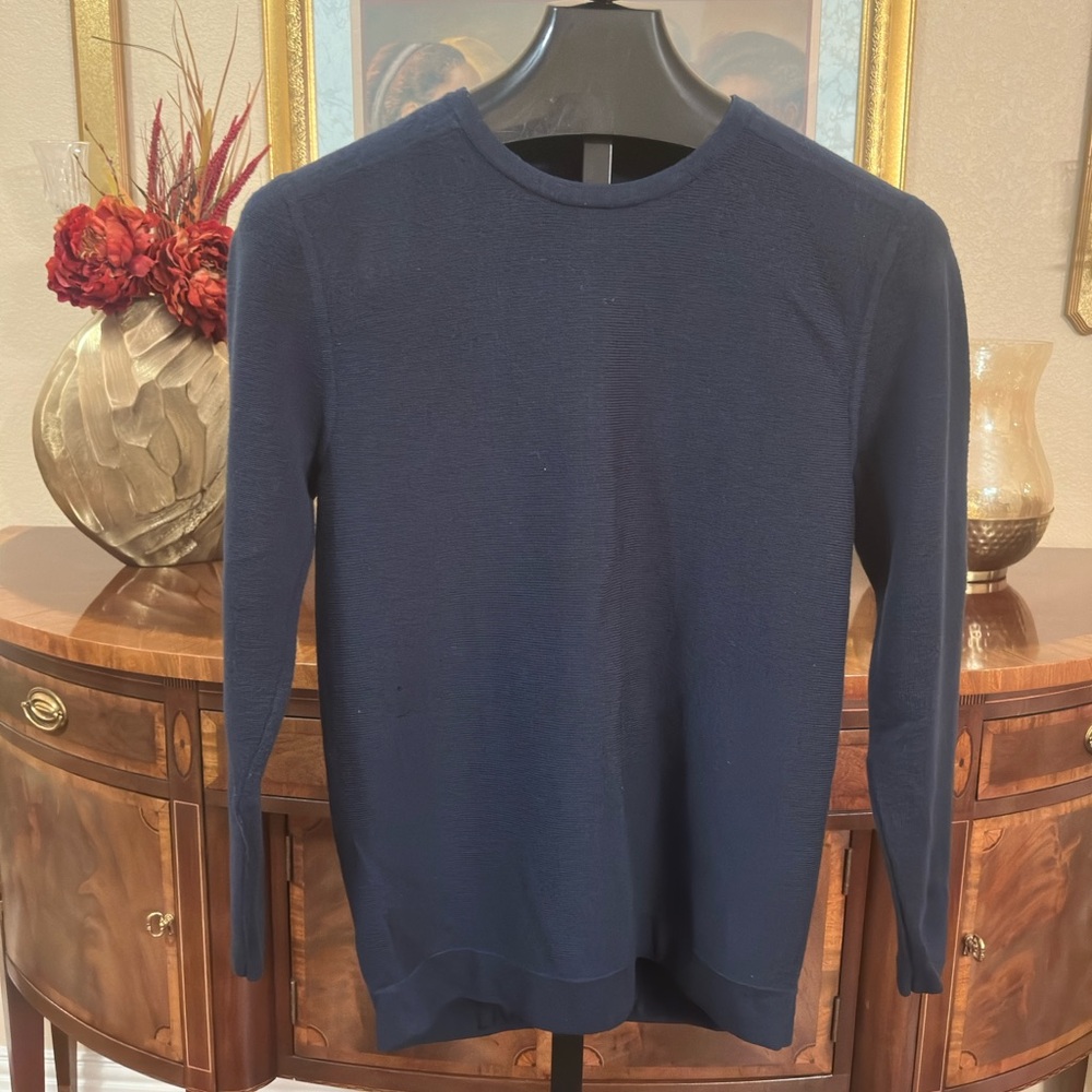 Lululemon Athletica Textured Knit Crewneck Sweater